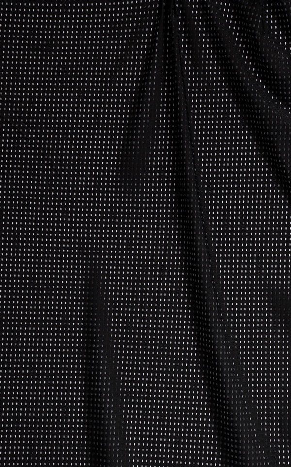 Micro Pouch - Puckered Back - Rio Bikini in Black Peep Show Fabric