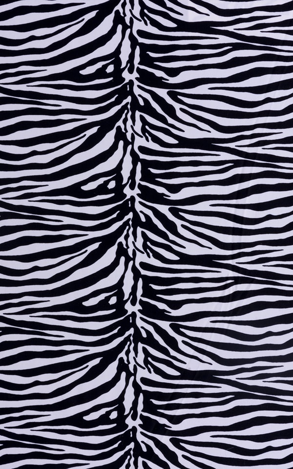 Stuffit Pouch G String Swimsuit in Mini Zebra Fabric