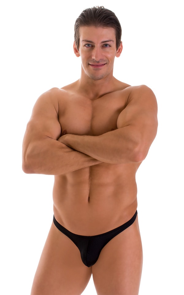 Mens-Micro-Pouch-Thong-Swimsuit Front
