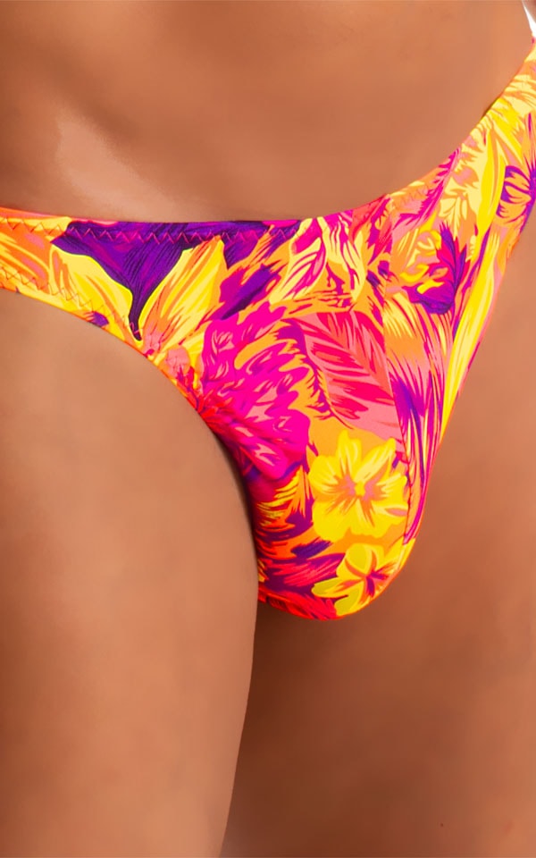 Bikini Brief Swimsuit in Tahitian Sunset 3