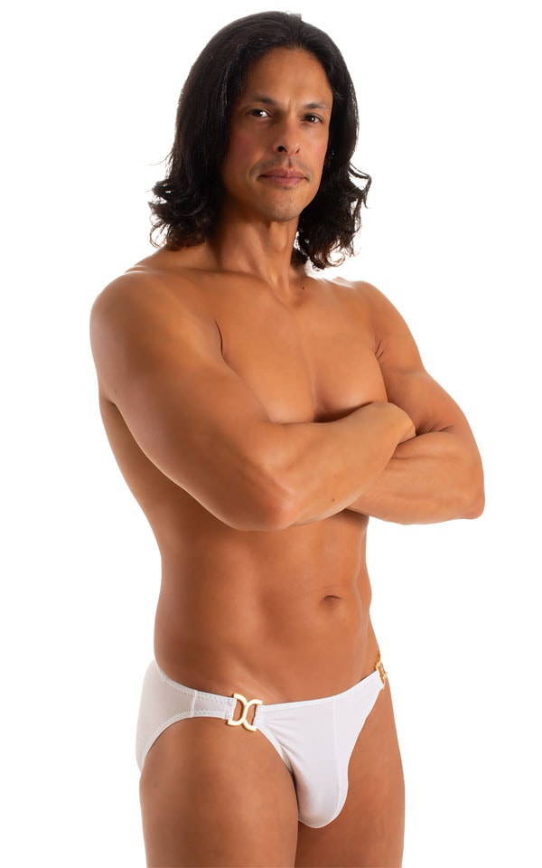 mens bikini swimsuit brief international male swimwear speedo by skinz swimwear in sheer White