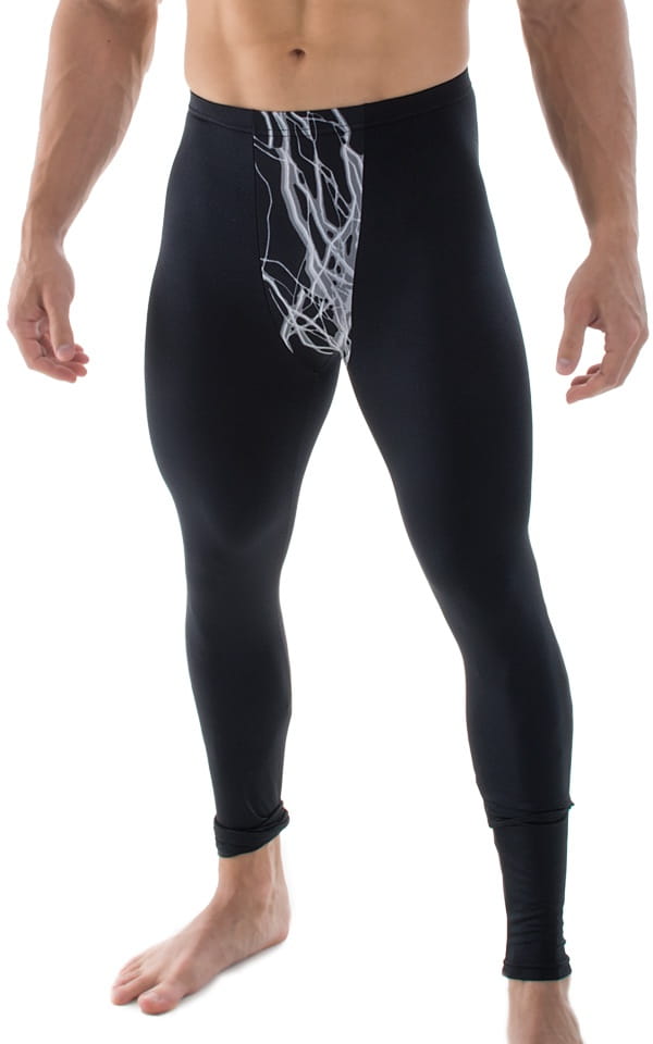 Mens Ice Silk Compression Pants Bulge Pouch Tights Seamless Lingerie  Nightwear
