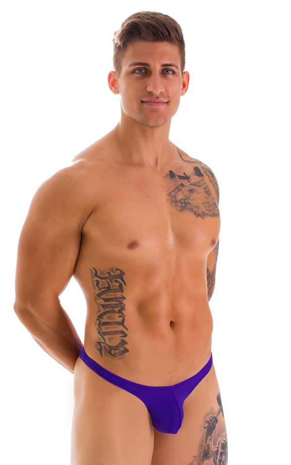 mens sexy bikini swimsuit royal purple skinz swimwear cheekini