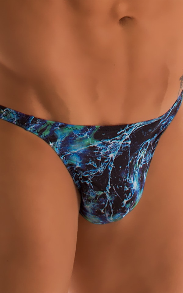 Smooth Front Bikini in Super ThinSKINZ Deep Water, Front Alternative