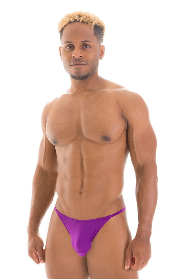 Sunseeker2 Tanning Swimsuit in ThinSKINZ Grape, Front View