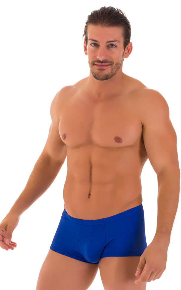 Fitted Pouch - Boxer - Swim Trunks in Imperial Blue 1