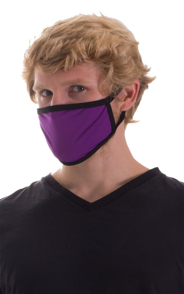 Grape-Black 2-ply face mask 5