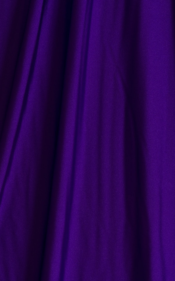 Micro Mini Skirt in Royal Purple Fabric