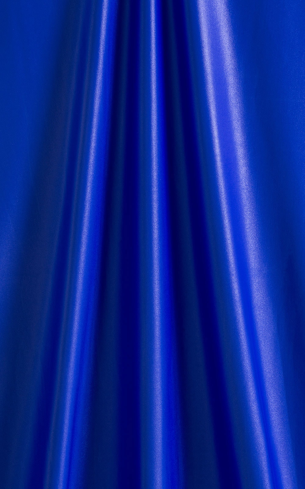 Lycra Bike Length Shorts in Wet Look Royal Blue Fabric