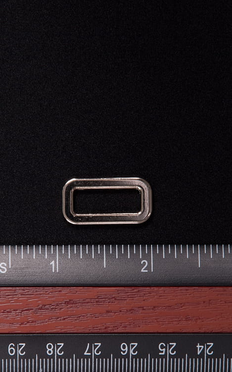 One Inch Silver Rectangle connector 1