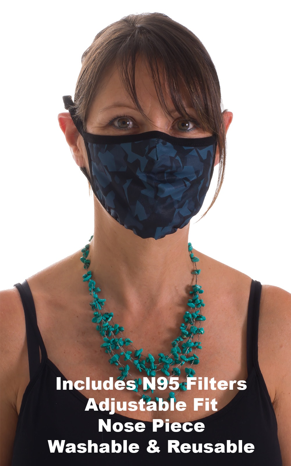 Camo N95 3-ply face mask 6