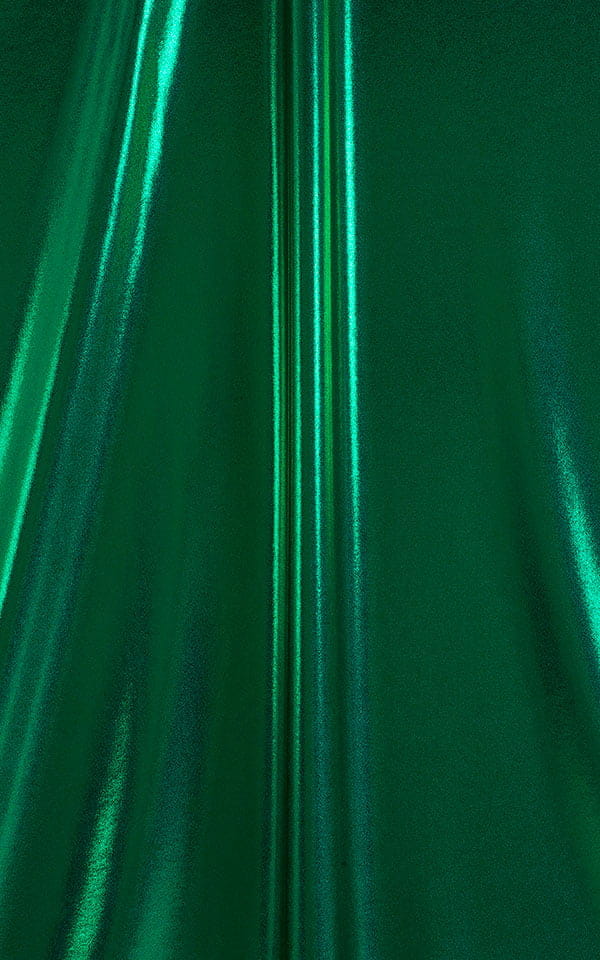 solid color metallic kelly green four way stretch swimwear fabric