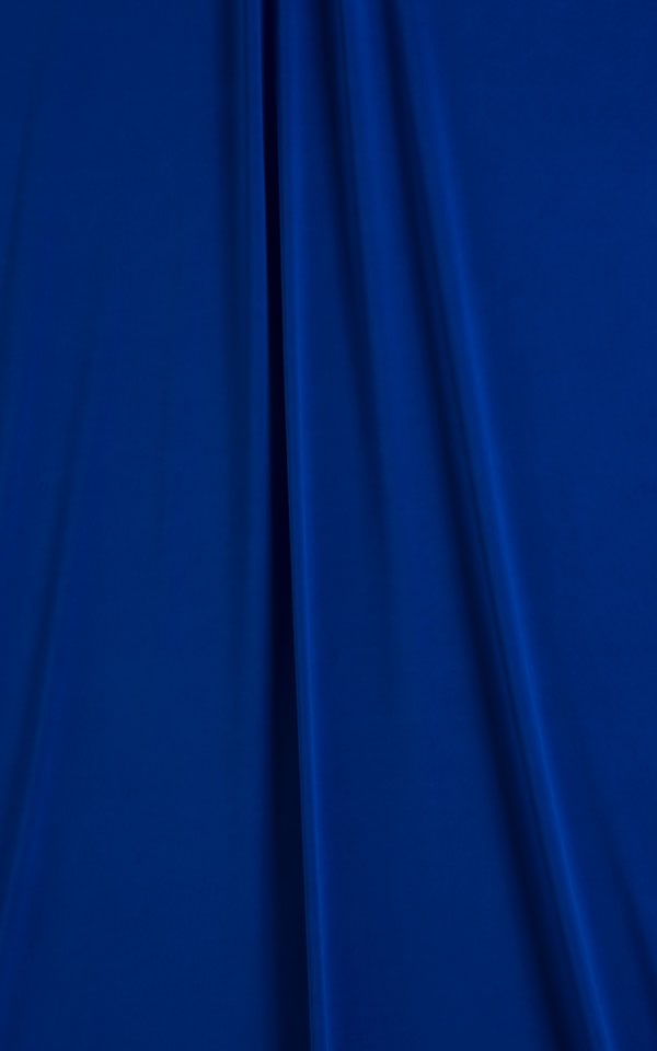 String Tank Gym Tee in ThinSKINZ Royal Blue Fabric