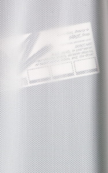Lycra Bike Length Shorts in Semi Sheer White Powernet Fabric