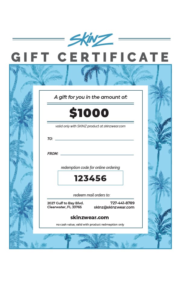 $1000 Gift Certificate 1