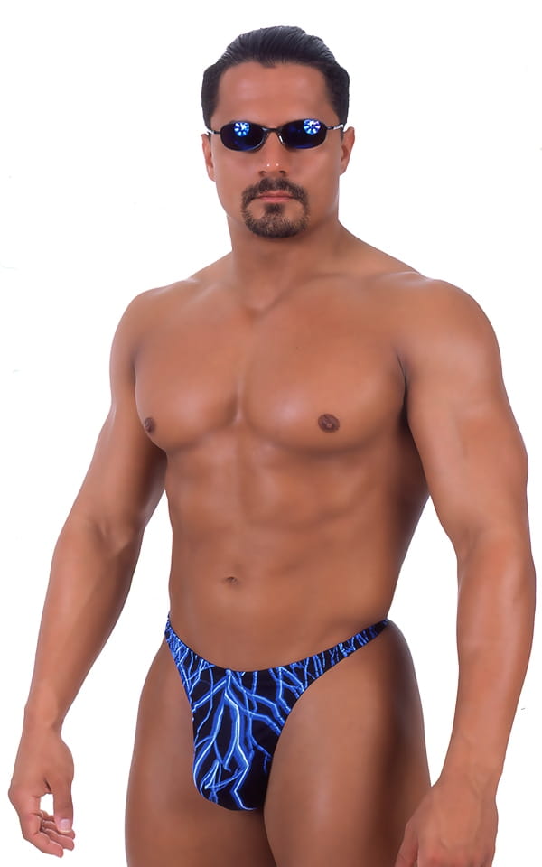 Large Pouch Swimsuit Thong, Front View