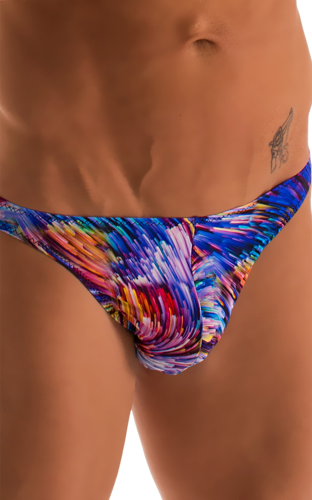 Bikini-Brief Swimsuit in Illumine, Front Alternative