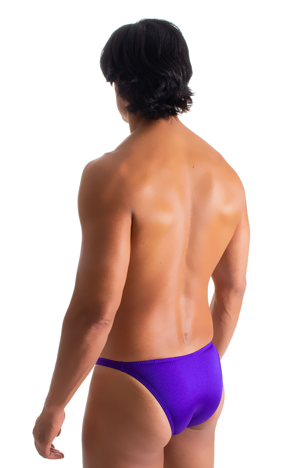 Mens Classic Brazilian Bikini Swimsuit in Royal Purple 6