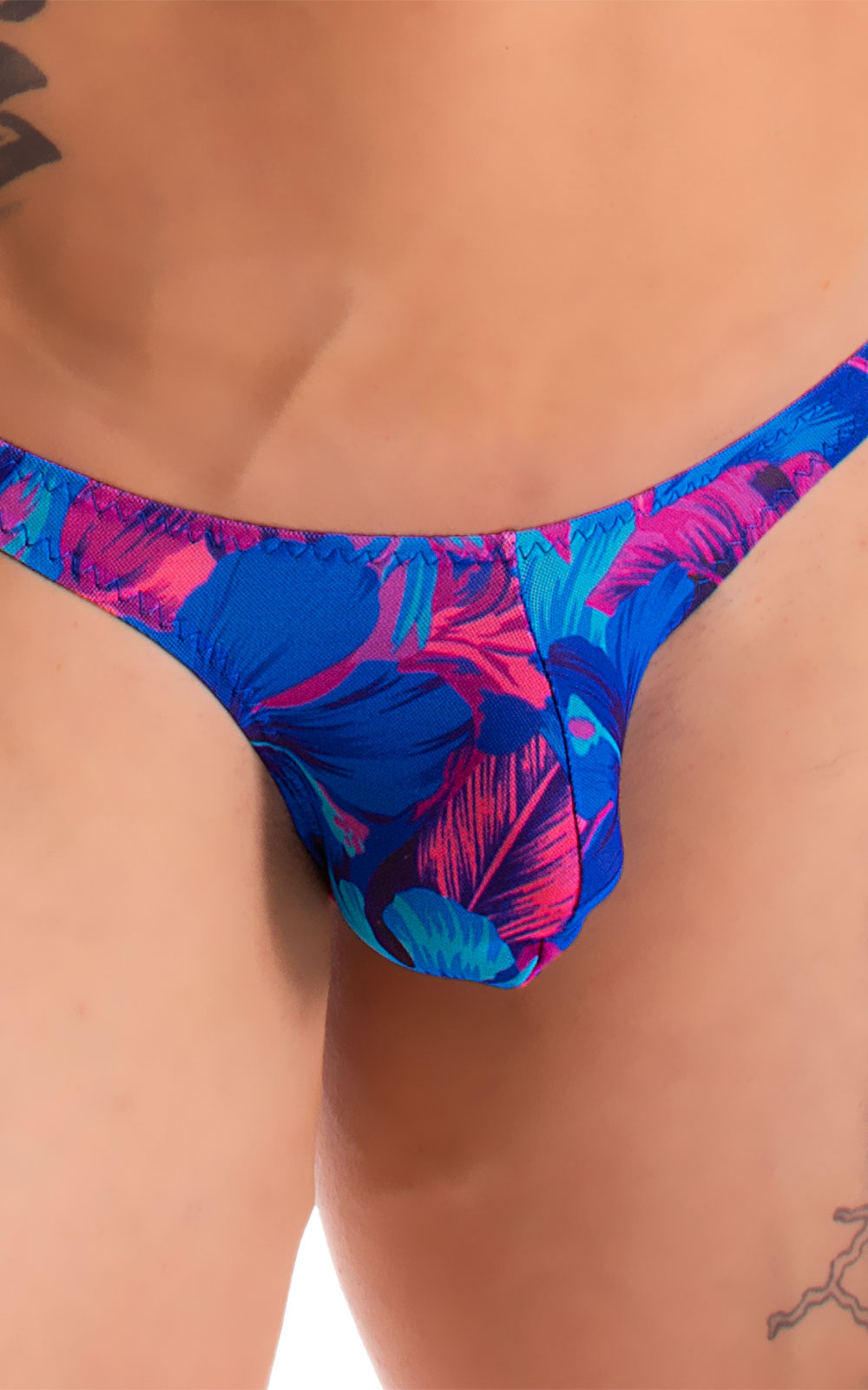 Stuffit Pouch Bikini Swimsuit in Tan Through Bora Bora 6