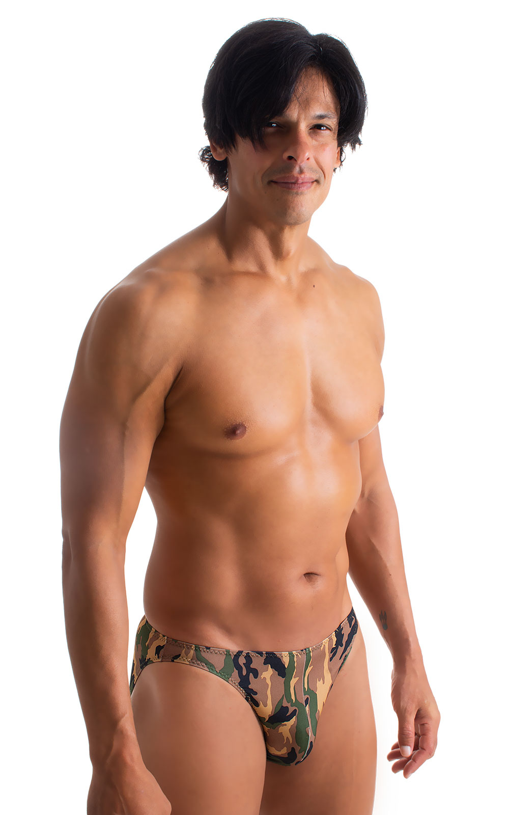 mens sexy imternational male bikini swimsuit skinz speedo swimwear in Camo