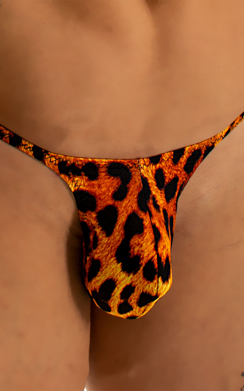 Sunseeker Micro Pouch Half Back Bikini in Golden Leopard 8
