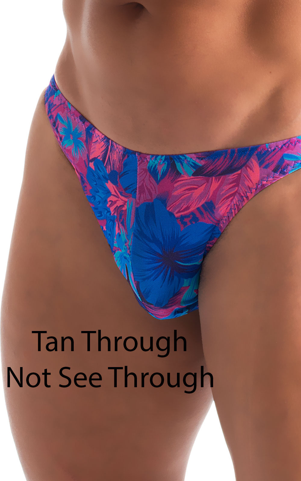 Bikini Brief Swimsuit in Tan Through RaveUp 3