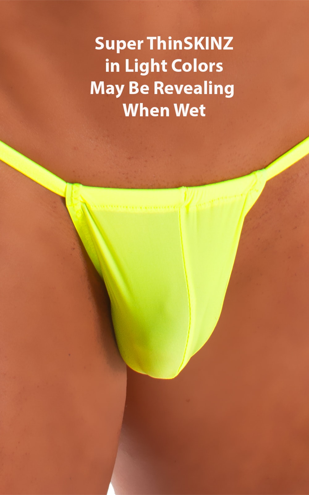 Men's Transparent Lace G-String Underwear Ultra Micro Thong Bikini