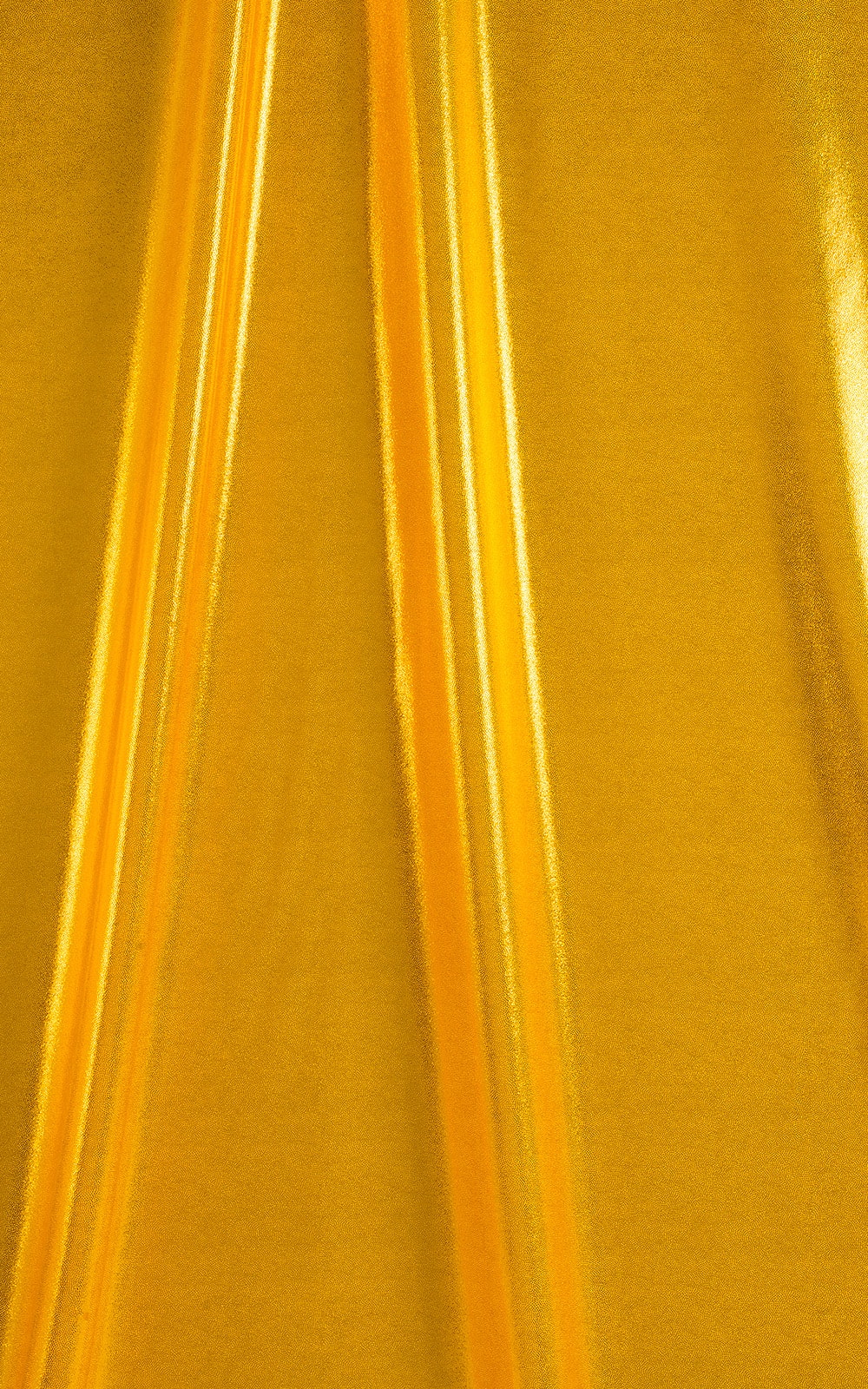 Metallic Mystique Gold on Chartreuse nylon/lycra Fabric