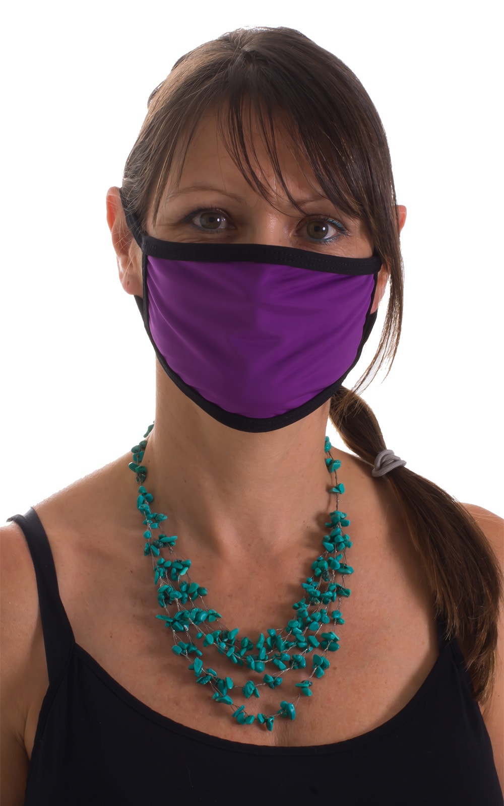 Grape-Black 2-ply face mask 1