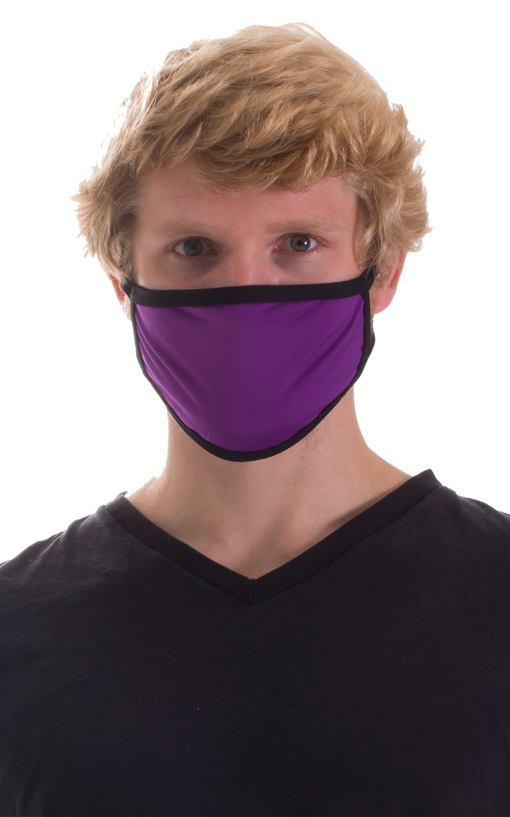 Grape-Black 2-ply face mask 4