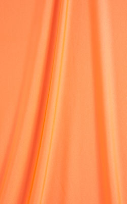solid color neon orange four way stretch swimwear fabric