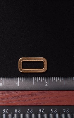 1 inch Gold Rectangle connector 1