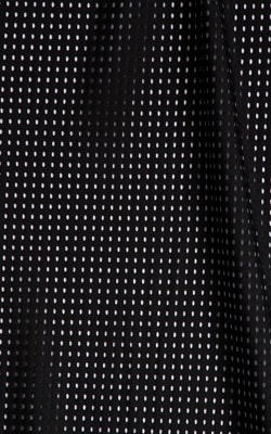 semi sheer black peep show nylon lycra stretch mesh fabric