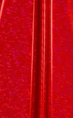 Holographic Lipstick Red Shattered Glass nylon/lycra 1