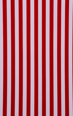 red and white half inch stripe print for swimsuits in stretch nylon lycra