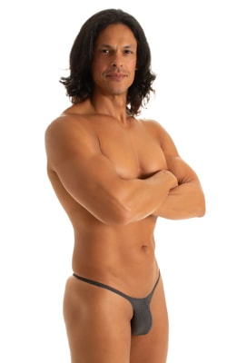 most popular mens sexy micro string bikini swimsuit by skinz swimwear in sheer Shadow Peep Show 1