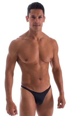 Rio Tanning Bikini Swimsuit in Black, Front View