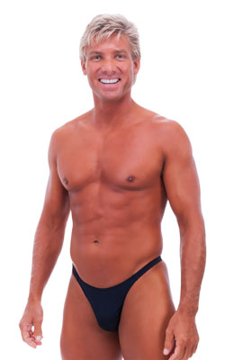 Rio Tanning Bikini Swimsuit in Matte Black 1