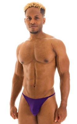 mens maximum tanning micro swimsuit bikini skinz swimwear in royal purple