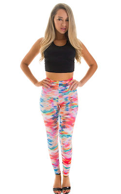 High Waisted Leggings in Mallard, Front View