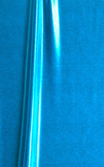 Teardrop G String Micro Bikini in Metallic Mystique Ocean/Turquoise Fabric
