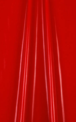 Front Zipper Catsuit-Bodysuit in Red Superstretch Vinyl/Lycra Fabric