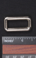 One Half Inch Silver Rectangle connector 1