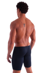 Extreme Lycra Jammer Shorts in Black, Rear View