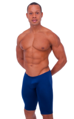 Extreme Lycra Jammer Shorts in Navy Blue, Front View