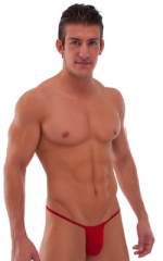 Roman G String Swim Thong in ThinSKINZ Red, Front View