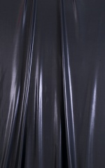 Bodybuilder Posing Suit - Narrow Back in Nero Ice Karma Fabric
