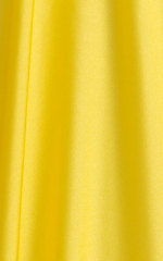 Brazilian Triangle Swim Top in Wet Look Yellow Fabric