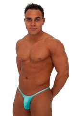 Sunseeker Micro Pouch Half Back Bikini in Aquamarine 4