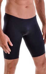 Swim-Dive Competition Watersports Shorts in Black, Front Alternative